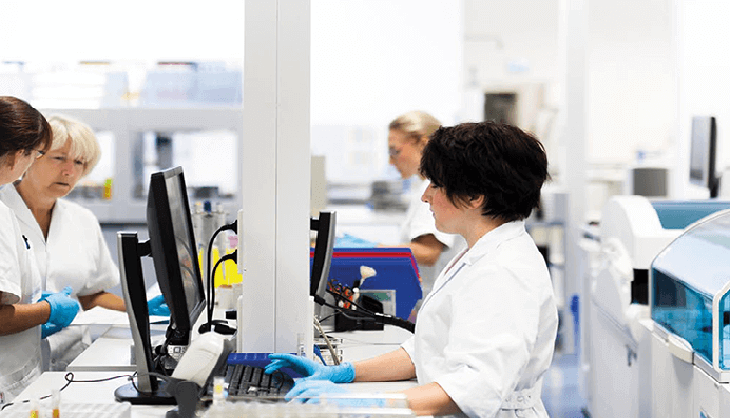 The medical diagnostics company amedes uses AnyDesk amedes laboratory