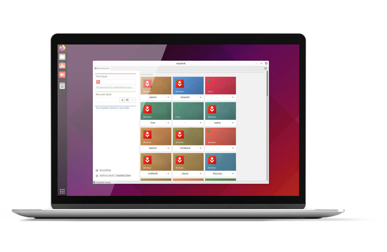 Download AnyDesk for Linux Linux device with AnyDesk